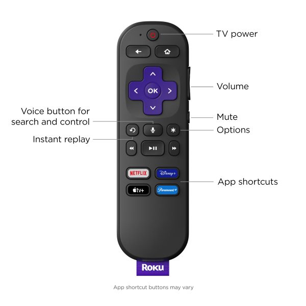 Roku Streaming Player 4K HDR with Voice Remote TV Controls-3