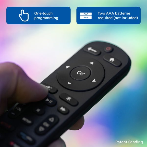 Philips OneTouch Streaming Remote Backlit TV Replacement-3