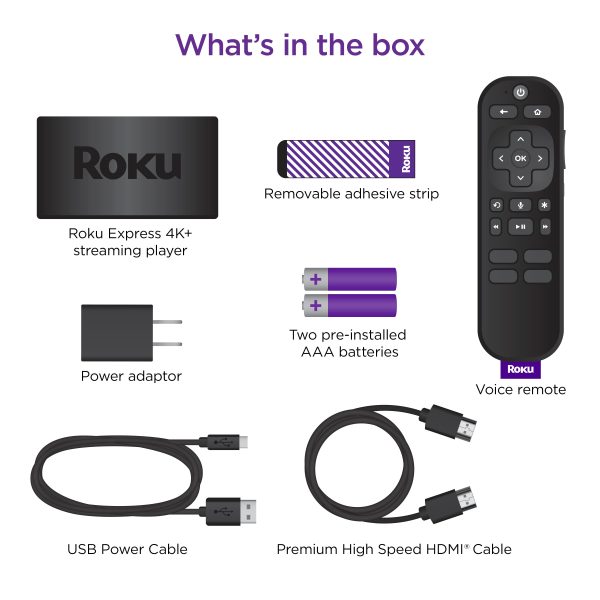 Roku Streaming Player 4K HDR with Voice Remote TV Controls-4