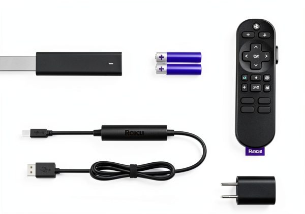 Roku Streaming Stick 4K Device Voice Remote TV Controls-5