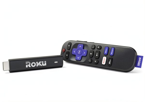 Roku Streaming Stick 4K Device Voice Remote TV Controls-1