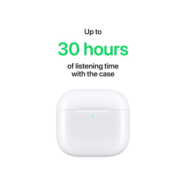 Apple AirPods 4 Wireless Earbuds Personalized Spatial Audio-5