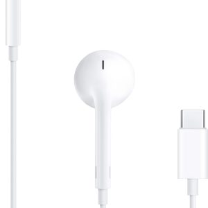 Apple EarPods USB C White Wired Earbuds with Mic-0