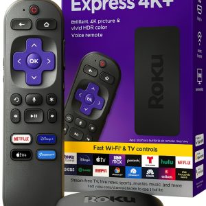 Roku Streaming Player 4K HDR with Voice Remote TV Controls-0
