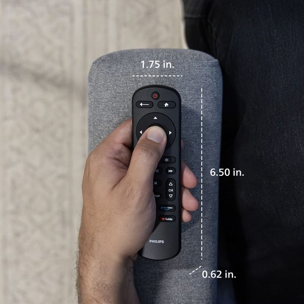 Philips OneTouch Streaming Remote Backlit TV Replacement-5