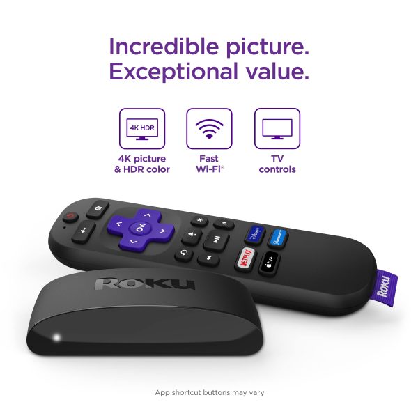 Roku Streaming Player 4K HDR with Voice Remote TV Controls-1