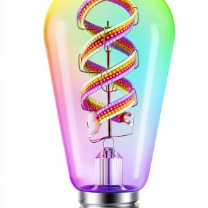 Linkind ST19 Smart LED Bulb Matter Compatible Vintage Edison 16M Color-0