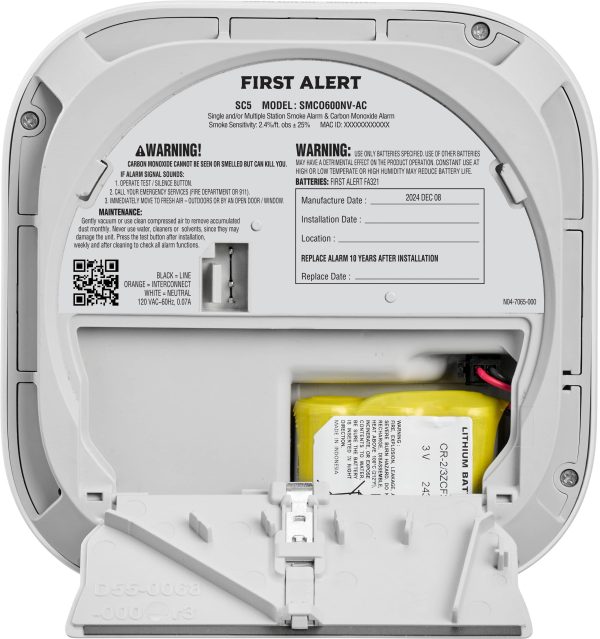 First Alert SC5 Hardwire Smart Smoke & Carbon Monoxide Alarm-5