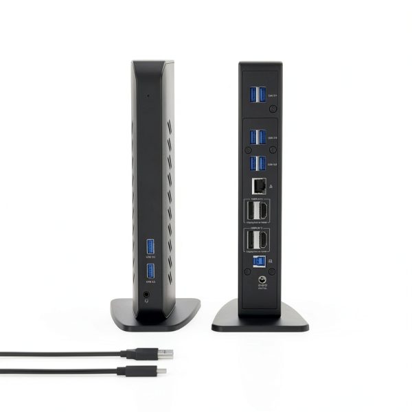 Plugable UD-6950Z USB 3.0 Dual 4K Docking Station, 6 USB Ports-1