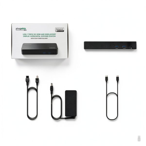 Plugable Triple 4K USB‑C Dock UD‑6950PDZ with 100W Power Delivery-5