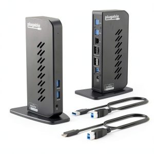 Plugable UD-6950Z USB 3.0 Dual 4K Docking Station, 6 USB Ports-0