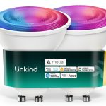 Linkind MR16 GU10 Smart LED Bulb Matter Compatible, Color Changing-0