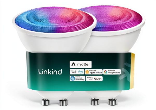 Linkind MR16 GU10 Smart LED Bulb Matter Compatible, Color Changing-0