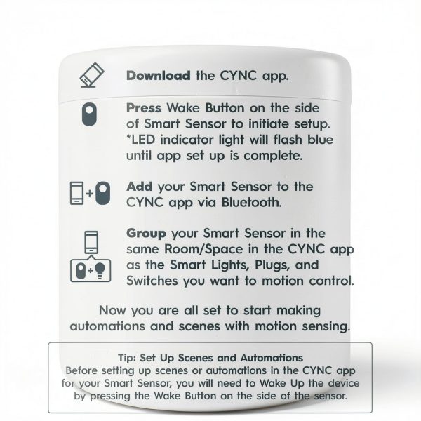 Cync Smart Motion Sensor for Home Automation-4
