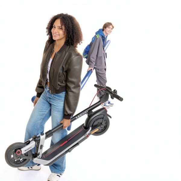 Segway E3 Pro Electric Scooter - Black, Dual Suspension, 20 mph Max-6