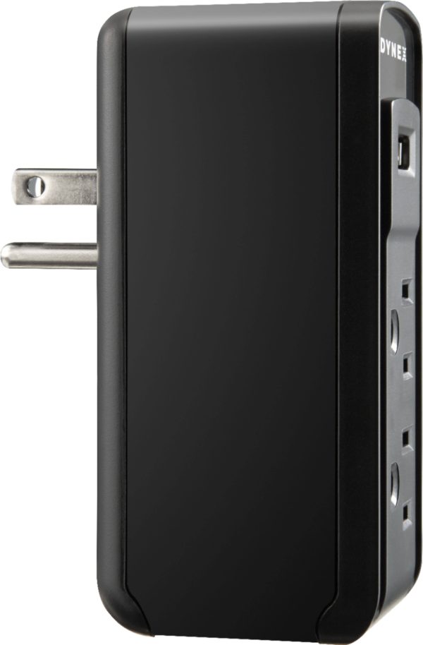 Dynex Travel Surge Protector with 2 Outlets and USB, 918 Joule Rating-2