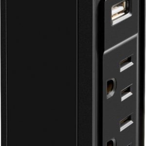Dynex Travel Surge Protector with 2 Outlets and USB, 918 Joule Rating-0
